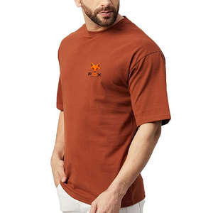 T-shirt Homme Oversize Léger, Séchage Rapide, Respirant, Écologique, 100% Coton, Logo Imprimé, Nouvelle Mode, Utilisation Extérieure, Coupe Ample - Product Image 2