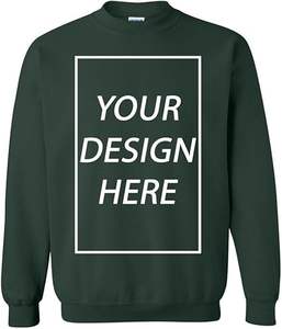 Sudadera Personalizada de Gran Tamaño, 100% Algodón, Cuello Redondo, Tejido de Punto, con Logotipo Bordado en la Parte Delantera, Estilo Casual, Impermeable, para Hombre - Product Image 3