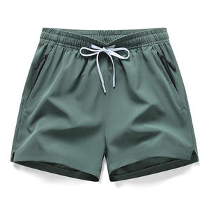 2026 <b>Men</b>’s Neon Green Swim Shorts Quick Dry Beach <b>Trunks</b> with Zipper Pockets Summer Surf and Pool Swimwear Active Wear - Product Image 6
