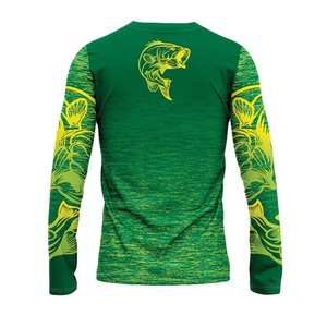 Chemises de pêche en sublimation en gros, séchage rapide, protection UV, manches longues, vêtements de sport d'extérieur - Product Image 3