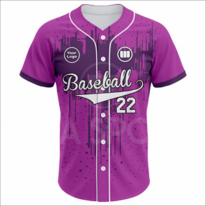 High Demand Custom Baseball Uniform Set Lightweight Breathable Four-Way Stretch Eco-Friendly Sublimation Jersey Team Wear OEM - Product Image 2