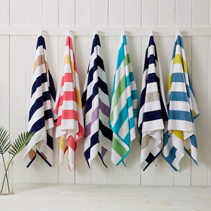 Serviettes de plage personnalisées ultra douces et luxueuses, très absorbantes, séchage rapide, durables, imprimées avec des motifs animaliers, en coton, logo personnalisé - Product Image 3