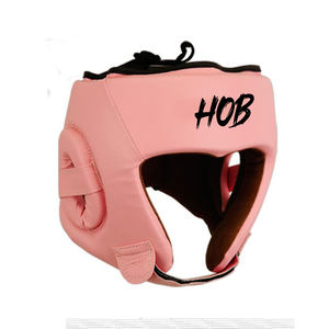 Protector de cabeza de boxeo PU personalizado con impresión para entrenamiento de luchadores de MMA, guantes de boxeo, sparring, cuero, logotipo personalizado - Product Image 1