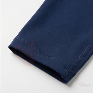 Conjunto de Yoga sin Costuras Azul Marino para Mujer, 2 Piezas, Sujetador Deportivo con Espalda Cruzada y Cuello en V, Leggings de Cintura Alta y Longitud Completa - Product Image 6