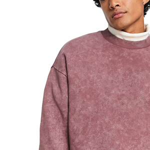 Nueva Llegada, Sudaderas de Invierno para Hombre, Lavado Ácido, 100% Algodón, Felpa, Ecológicas, Transpirables, Corte Regular, Casuales, Servicio OEM ODM - Product Image 3
