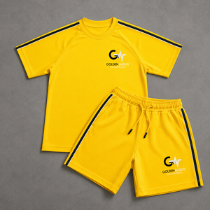 T-shirt de sport pour homme à logo personnalisé, de haute qualité, à manches courtes, tissé, anti-plis, séchage rapide, écologique, formel, 100% coton - Product Image 3