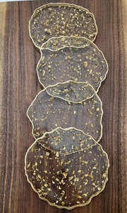 Multicolor White <b>Silver</b> Resin <b>Coasters</b> European Design 4 Inch Most Trending Classic Style Housewarming Mat Pads Gifts for Home - Product Image 2