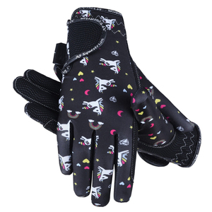Gants d'équitation classiques en gros pour hommes, femmes et enfants, en PU imperméable pour les sports de plein air - Product Image 5