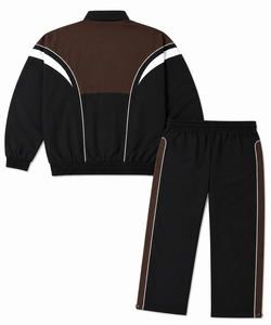 Conjunto Deportivo de Invierno para Hombre, Talla Grande, Reversible, de Secado Rápido, con Capucha y Cordón Ajustable, Chaqueta y Pantalones Jogger Ligeros, Precio al por Mayor - Product Image 3