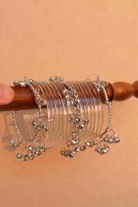 Kashmiri <b>Bangles</b> Sets Women Elegant Style Indian Handcrafted Churiyan <b>Bangles</b> Jewelry Silver Plated Wedding Trendy Customized - Product Image 6
