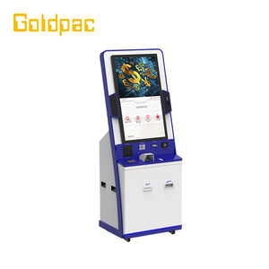 43-inch màn hình tự phục vụ kỹ thuật số tiền tệ trao đổi và quản lý tài khoản atm-thẻ ví và USB tokens phát hành kiosk - Product Image 1