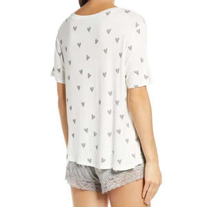 Ensemble décontracté de haute qualité pour femmes, t-shirt en coton et short, best-seller de l'été, ensemble deux pièces pour femmes à prix avantageux, ensembles de shorts - Product Image 2
