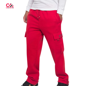 Pantalones Casuales de Lona 100% Algodón para Hombre, Estilo Holgado, Lavado Personalizado, Streetwear, con Logotipo Bordado Personalizado, Estilo Hip Hop - Product Image 5