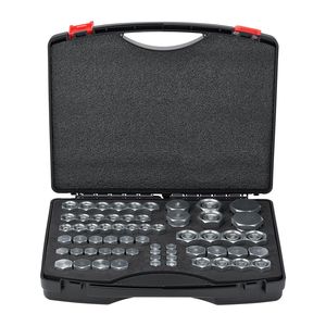 Kit di 64 Pezzi per Raccordi Idraulici Industriali e Tappi per Tubi, Resistente e Professionale - Product Image 1