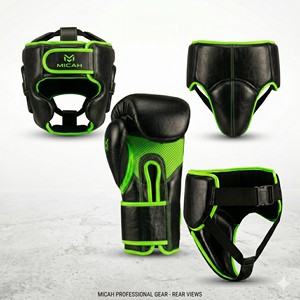 Conjunto de Kick Boxing Profesional 2026 para Competición, con Logotipo Personalizado, Fabricación en Fábrica, Cierre con Cordones, Material que Absorbe la Humedad - Product Image 6
