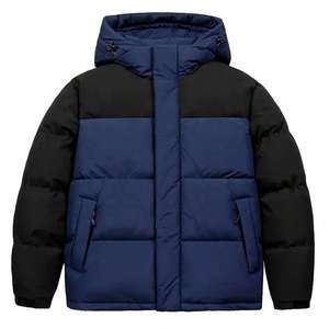 New Fashion Multicolor Thin Puffer <b>Jackets</b> <b>for</b> <b>Men</b> Custom Logo Winter Patchwork OEM Wholesale Stylish - Product Image 1