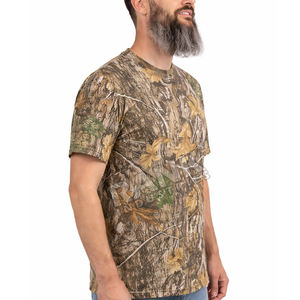 Camiseta de Pesca Personalizada, Transpirable, Cómoda, Elástica, con Efecto Deslavado, Manga Corta, para Caza - Product Image 4