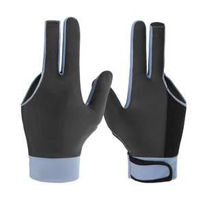 Mens Snooker <b>Pool</b> Cue Glove Breathable Lightweight Three Finger Design Quick Dry Stretch Fabric Sports <b>Accessory</b> For Players - Product Image 2