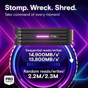 T710 2TB <b>SSD</b> NVMe M.2 PCIe 5.0 X4 Gen5 with Heatsink - Product Image 2