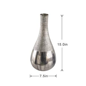 Vase décoratif moderne en métal pour fleurs, élément de décoration élégant pour la maison, idéal pour les hôtels et les restaurants - Product Image 2