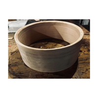 High Quality Wooden Percussion Bodhran Drum Hoops Handmade Customized Sizes Birch Wood Chamber Sheepskin Drum Hand Percussion