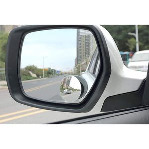 Specchietti Laterali Convessi Universali HD da 2 Pollici per Auto, Senza Cornice, Adesivi, Regolabili, Grandangolari per Punti Ciechi - Product Image 2