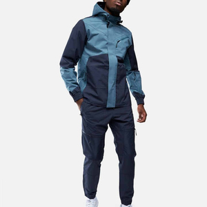 New Winter Men's 2 1 Waterproof Windproof Solid Printed Hooded Windbreaker <b>Jacket</b> <b>Zip</b>-<b>Up</b> Tracksuit Set Eco-Friendly Casual - Product Image 1