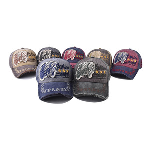 Gorra de Béisbol Vintage de 6 Paneles, Bordada, de Mezclilla, Ajustable, Unisex, para Adultos, 54-60 cm - Product Image 2