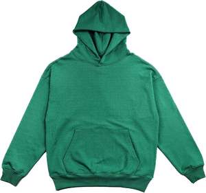 Sweat-shirt à capuche décontracté pour homme NG2026, 100 % coton molletonné respirant, avec cordon de serrage, manches longues, motif uni - Product Image 2