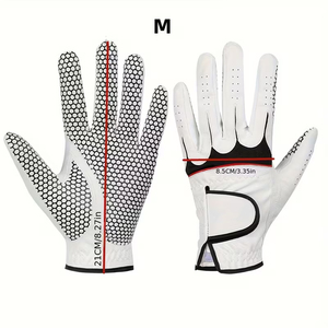 Adult Men Golf <b>Gloves</b> Cabretta Leather Sports Anti Slip Left Right Hand Universal Fit Durable <b>Thin</b> Male Golf Sports <b>Gloves</b> - Product Image 2