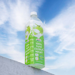 Eau de coco en marque privée 1L, jus de fruits et légumes en bouteille, fabricant Nawon, certifié ISO, échantillon gratuit, service OEM - Product Image 2