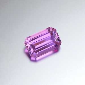 Anillo de piedra preciosa de kunzita rosa natural con corte esmeralda para suministro de joyería, piedra suelta de calidad premium, cristal curativo. - Product Image 3
