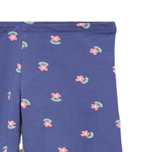 เลกกิ้งเด็กผู้หญิงสีฟ้าเทา ผ้าฝ้าย แฟชั่น เอวยางยืด ผ้ายืดเนื้อนุ่ม ทรงเข้ารูป สวมใส่สบายทุกวัน ฤดูร้อน รุ่นมาตรฐาน - Product Image 4