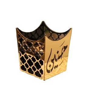 Quemador de incienso dorado de metal para decoración de Ramadán, moderno soporte para incienso, Mabkhara de latón árabe de Oriente Medio para aromaterapia en el hogar - Product Image 6