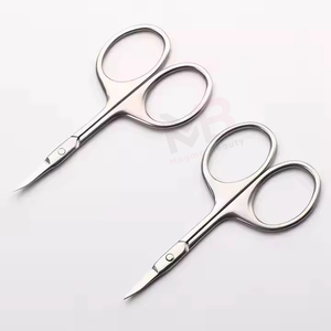 Tijeras Profesionales Curvas de Acero Inoxidable para Cutículas con Punta Extra Afilada para Eliminar Piel Muerta, Estilo Ruso - Product Image 3