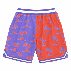 High Quality Printed Basketball <b>Shorts</b> Durable 100 Percent Polyester Breathable Anti Bacterial Customizable Team Sports Wear - Product Image 2