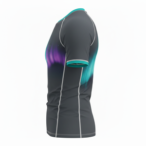 T-shirt de compression à manches courtes de haute qualité, sublimé, tissu respirant, coutures renforcées, MMA BJJ, design personnalisé - Product Image 3