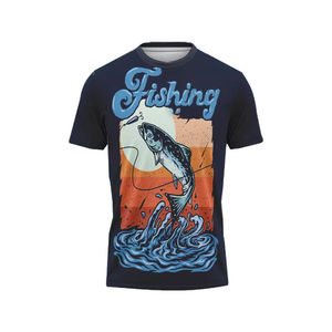 เสื้อตกปลาดีไซน์ใหม่ป้องกันรังสียูวี แบบเรียบง่าย แห้งเร็ว แขนสั้นสำหรับผู้ชาย ลดราคา บริการ OEM จากปากีสถาน รับผลิตตามแบบ - Product Image 4