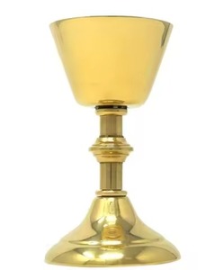 Cáliz de Metal Estilo Vintage, Vaso de Comunión Cristiana para Servicios Religiosos e Instituciones Religiosas - Product Image 4