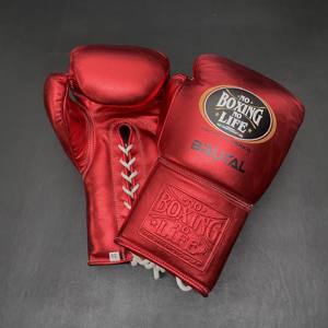 Ensemble de sparring de boxe personnalisé « No Boxing No Life » – Kit de sparring de boxe professionnel en cuir de haute qualité avec gants, protège-tête et protège-guêtres - Product Image 2