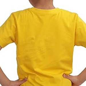 Camisetas 100% Algodón, Sólidas, Transpirables y Ecológicas para Niños, con Logotipo Personalizado, al por Mayor, Estampadas, de Corte Holgado y Estilo Moderno - Product Image 5