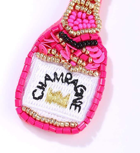 ต่างหูสไตล์โบฮีเมียนอินเดียประดับลูกปัดเม็ดเล็ก ดีไซน์ใหม่ล่าสุด ตกแต่งมุกห้อยระย้า เหมาะสำหรับงานปาร์ตี้ ของขวัญสำหรับผู้หญิง - Product Image 4