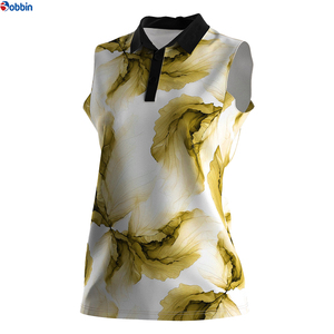 Polo sans manches personnalisé avec logo pour femme, coupe ajustée, respirant, pour un style de vie actif et les tenues quotidiennes - Product Image 3
