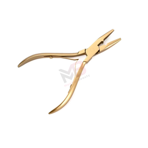 Stainless Steel Micro <b>Beads</b> Hair Extension Pliers With <b>Needle</b> Wholesale Hair Extensions Tools Micro <b>Bead</b> Installation and Remove - Product Image 3