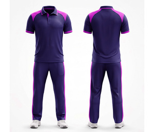 Fabricant d'uniformes de cricket haut de gamme pour les kits d'équipe personnalisés |   Vêtements de cricket pour hommes, femmes et jeunes, polo et pantalon, équipe complète - Product Image 2