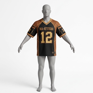 Men's Black Gold American Football <b>Jersey</b> Custom Number Print <b>Sports</b> <b>Jersey</b> Activewear <b>Sports</b> Clothes Wholesale - Product Image 3