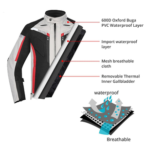 Veste de motocross en polyester pour homme, logo personnalisé, équipement de course de moto tout-terrain - Product Image 4