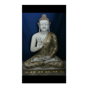 Estatua de Buda bajo el Árbol Bodhi, Esculturas Talladas en Piedra de Mármol, el Fundador del Budismo, Buda Sakyamuni Sentado en Meditación - Product Image 2