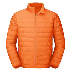 Chaqueta acolchada de nailon negra para hombre The North Face con capucha, técnica de lavado, cremallera, OEM - Product Image 2