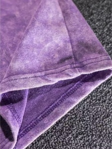 Ensemble décontracté homme t-shirt et short violet effet nuage, coupe décontractée, séchage rapide, léger, tenue assortie pour l'été et l'hiver - Product Image 3